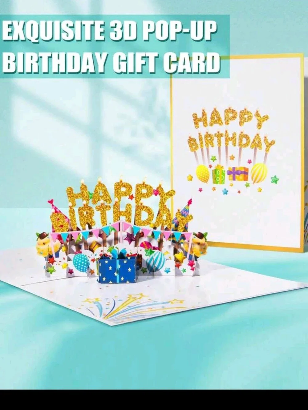 Birthday Gift Set - Turquoise Blue Home Party Supplies
